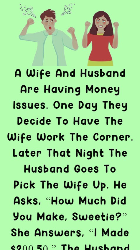 A Wife And Husband Are Having Money Issues