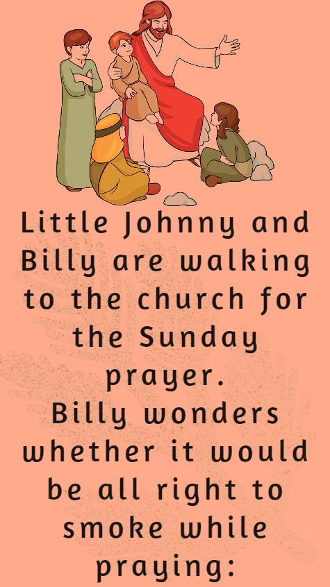 Johnny And Billy Are Walking To The Church