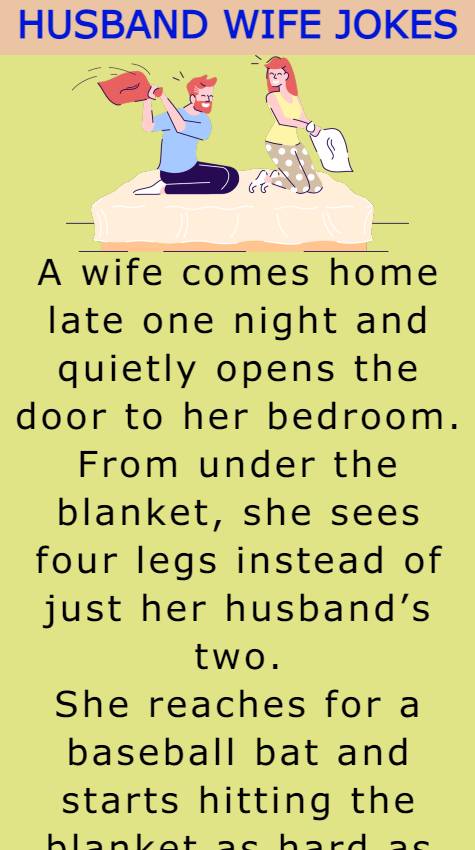 A Wife Comes Home Late.