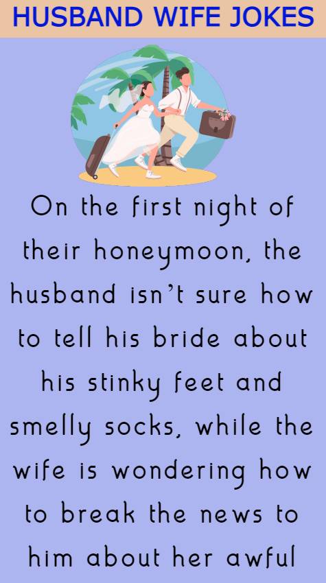 On the first night of their honeymoon