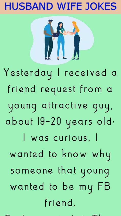 Women Received A Friend Request