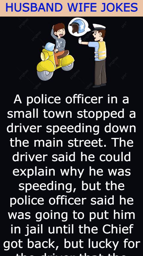A police officer in a small town