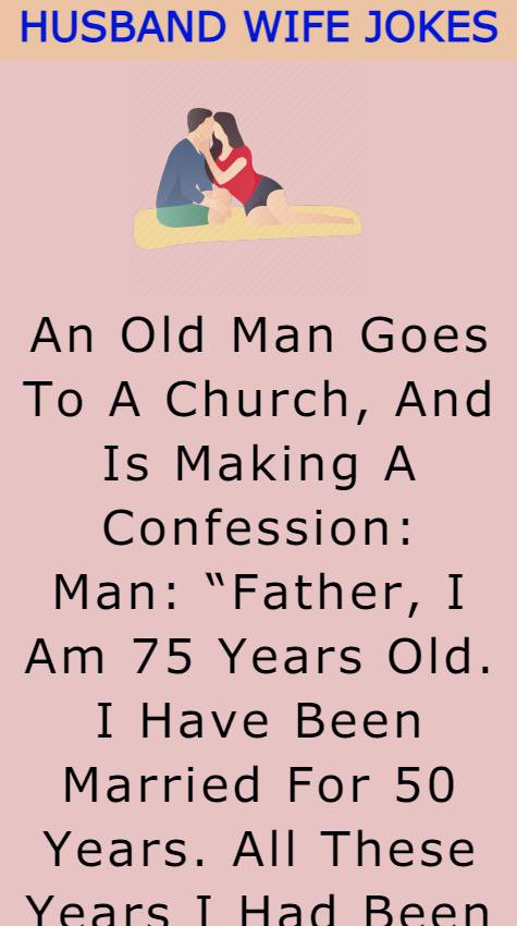An Old Man Goes To A Church