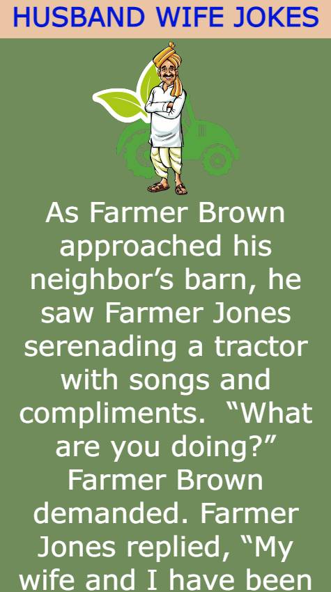 Farmer Brown approached his neighbor’s barn