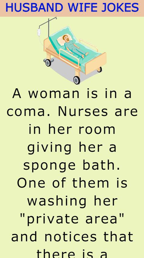 A woman is in a coma