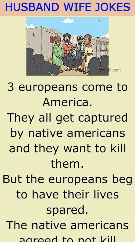 3 europeans come to America