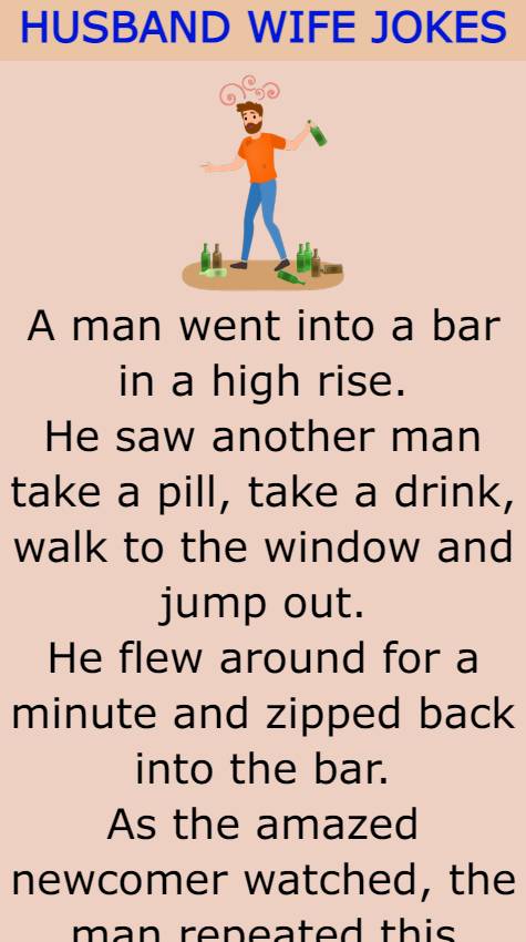 A man went into a bar in a high rise