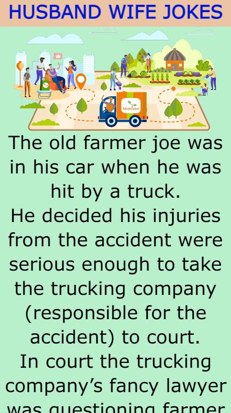 The old farmer joe was in his car