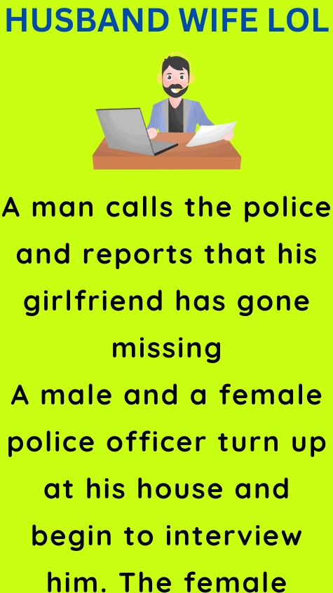 A man calls the police and reports