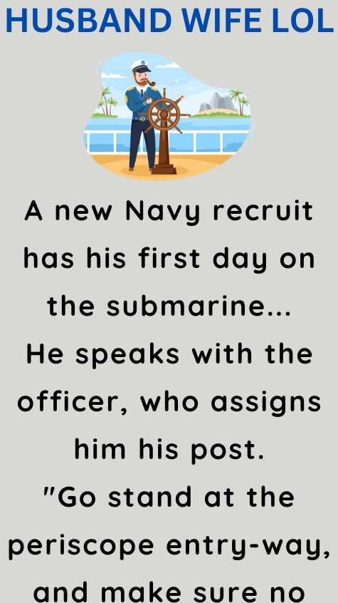 A new Navy recruit has his first day