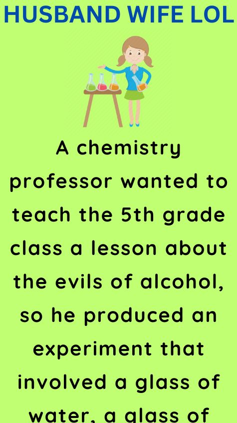 A chemistry professor wanted to teach 