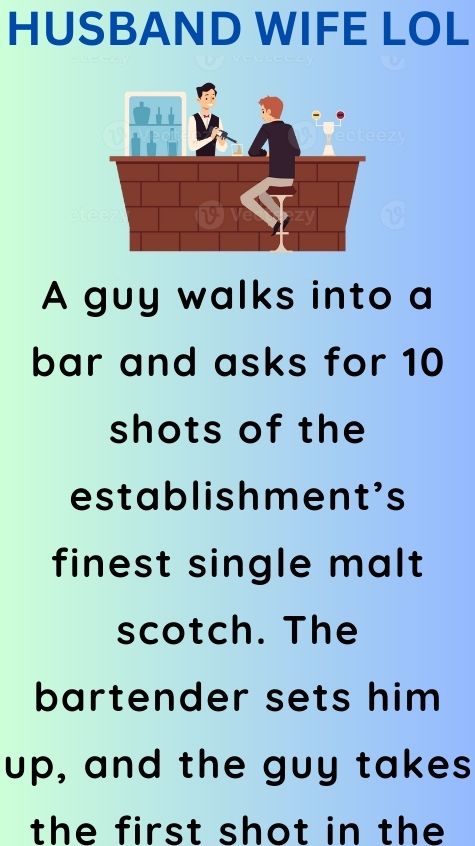 A guy walks into a bar and asks