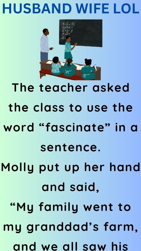 The teacher asked the class