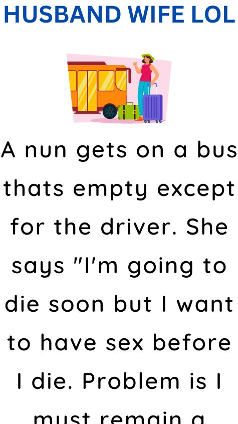 A nun gets on a bus