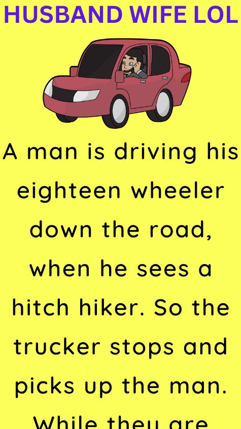 A man is driving