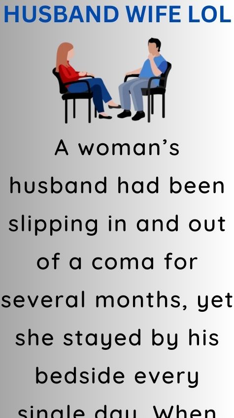 A womans husband had been slipping