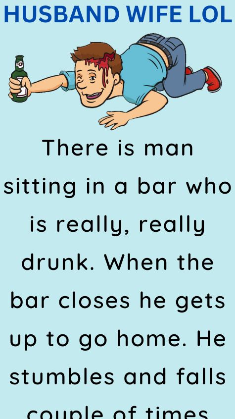 There is man sitting in a bar who is really