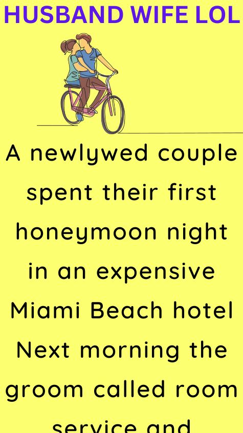 A newlywed couple spent their first honeymoon