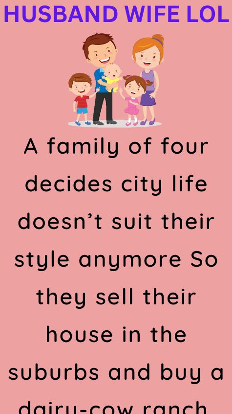 A family of four decides city life