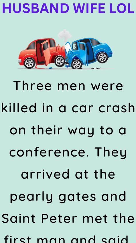 Three men were killed in a car crash