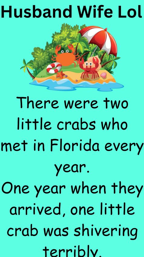 There were two little crabs who met