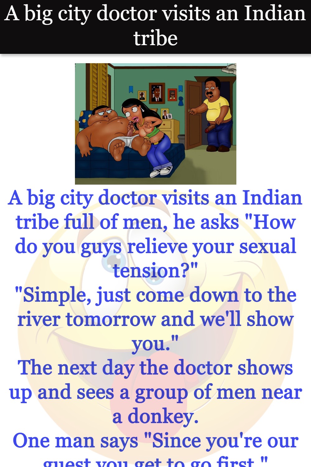 A big city doctor visits an Indian tribe - Funny jokes