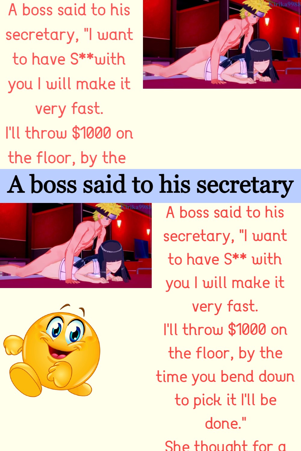 A boss said to his secretary - Funny Story