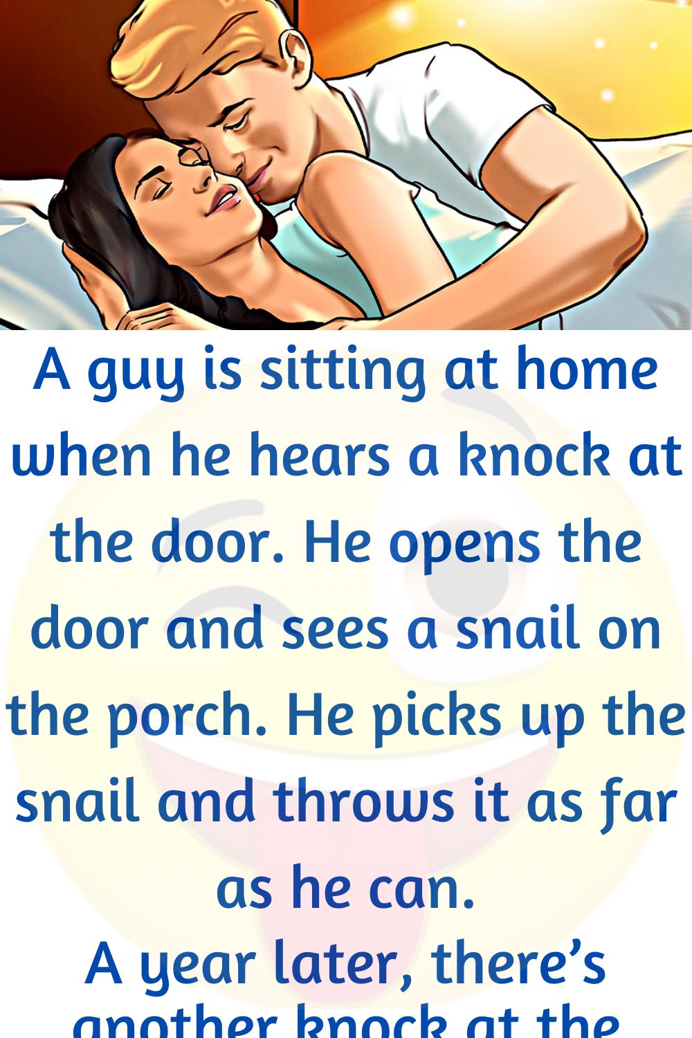 A guy is sitting at home