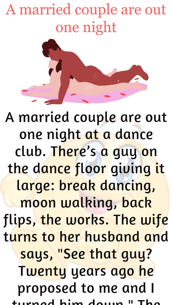 A married couple are out one night - Funny Jokes