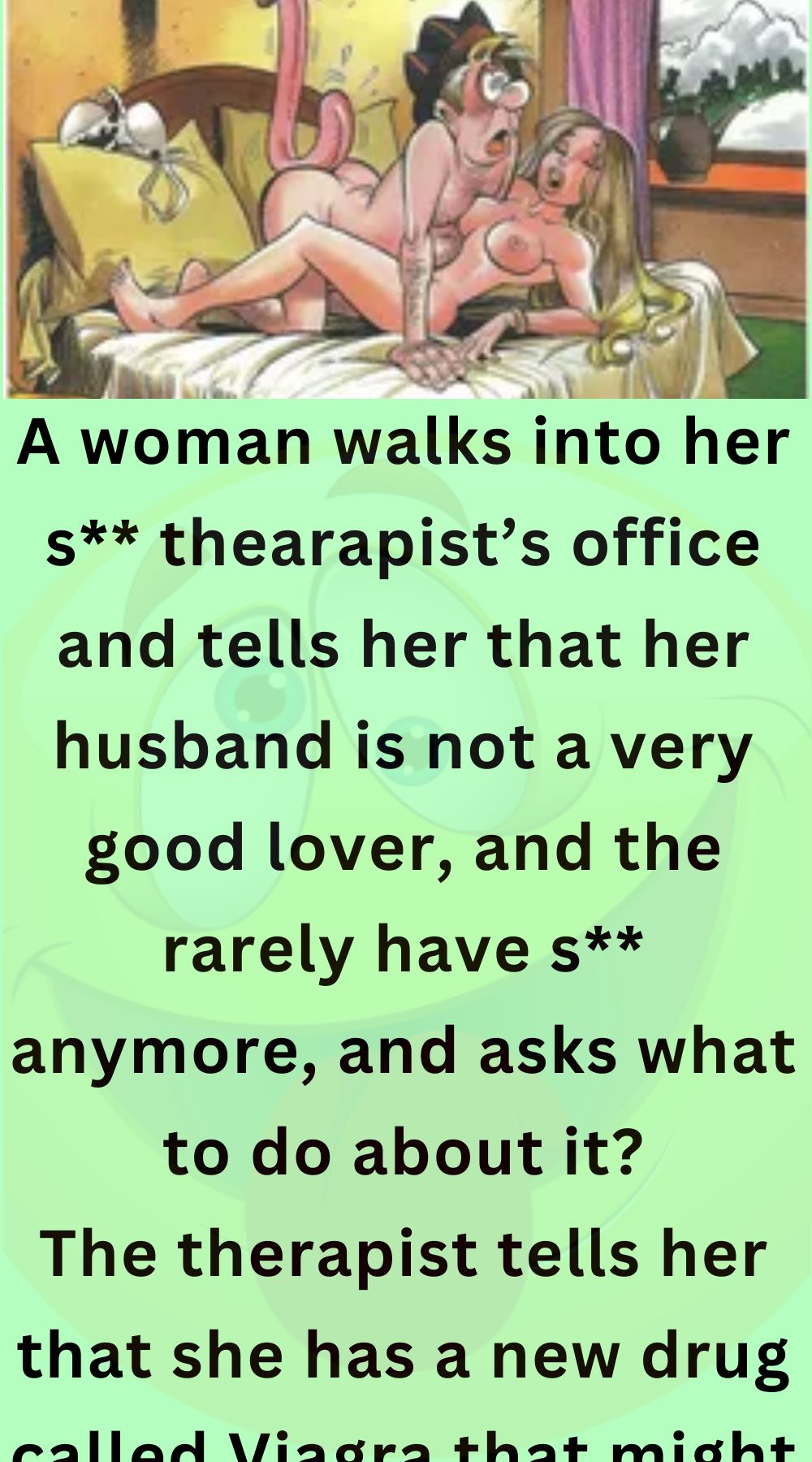 A woman walks into her sex