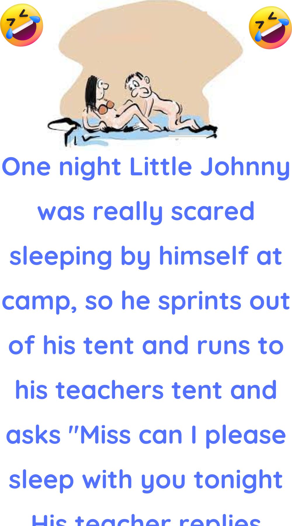 Johnny jumps into bed - Funny Story