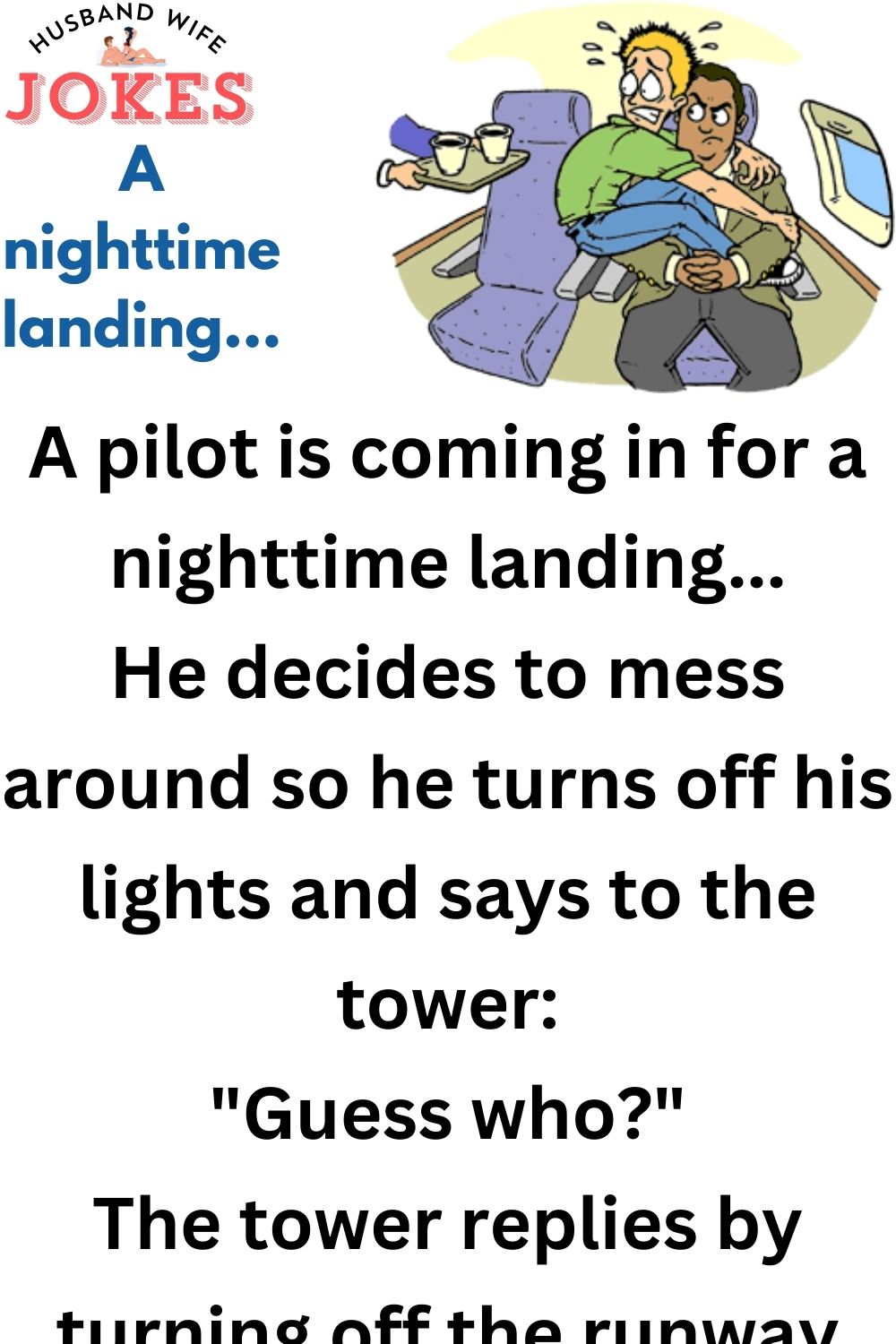 A night time landing…