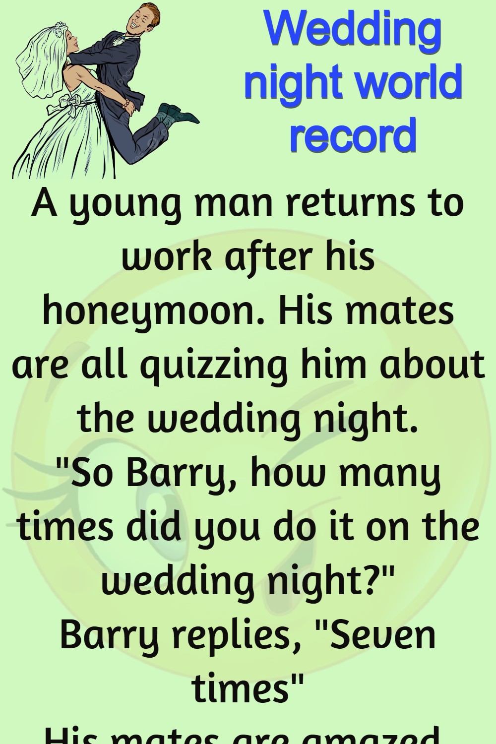 Wedding night world record