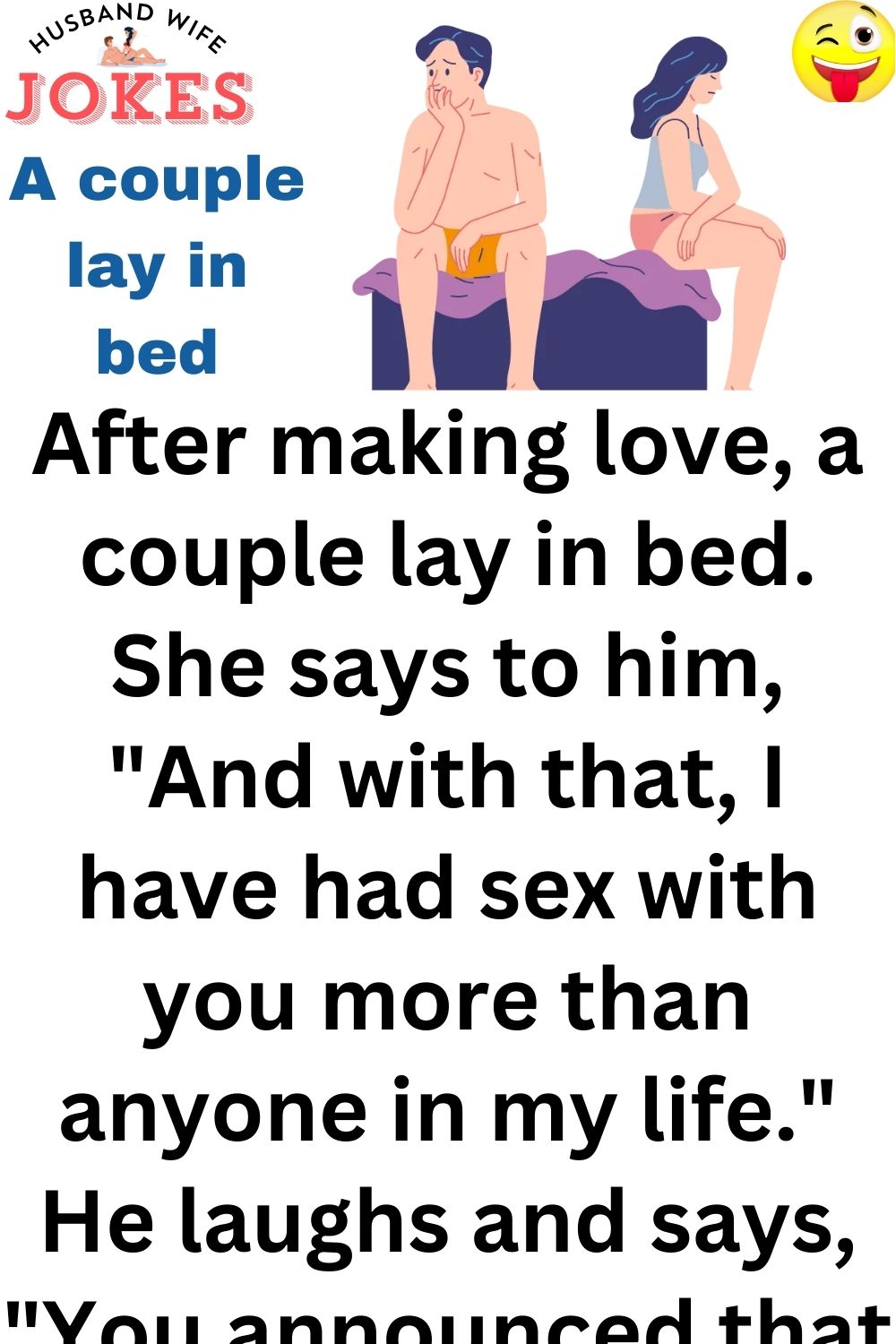 A couple lay in bed