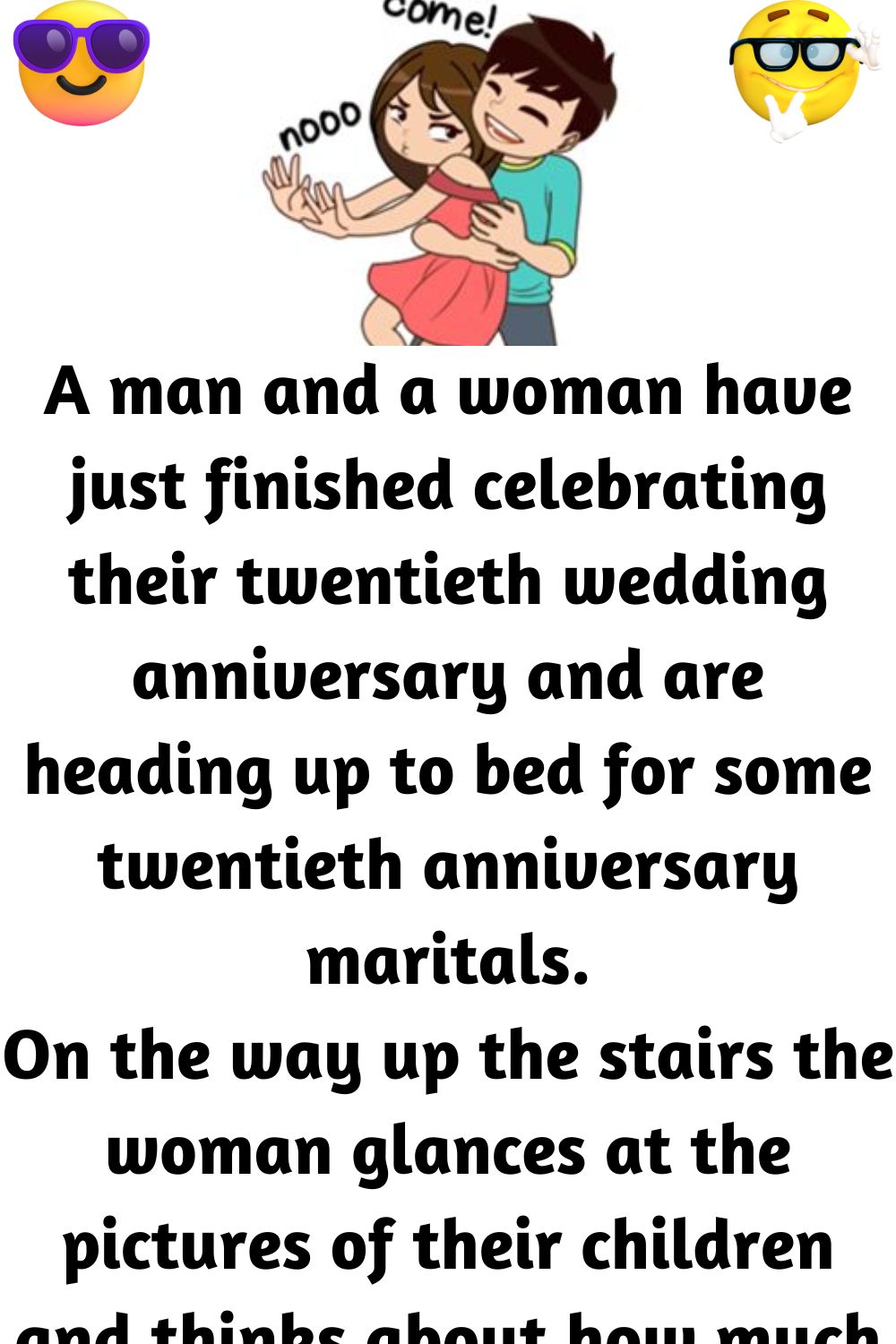 A man and a woman have celebrating anniversary