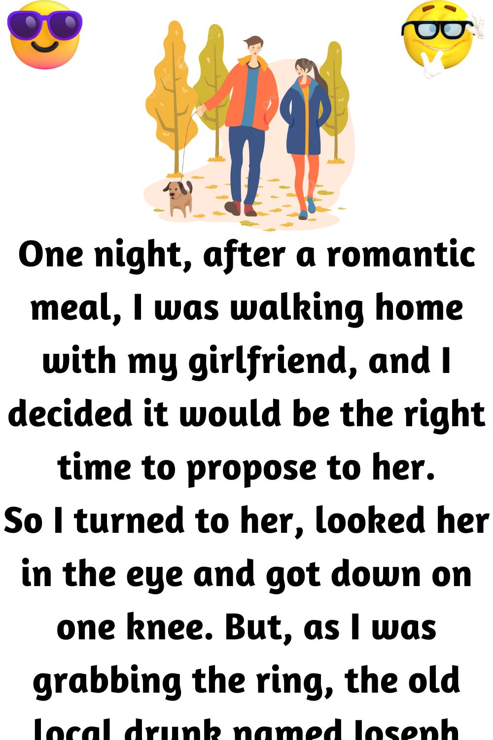 I was walking home with my girlfriend