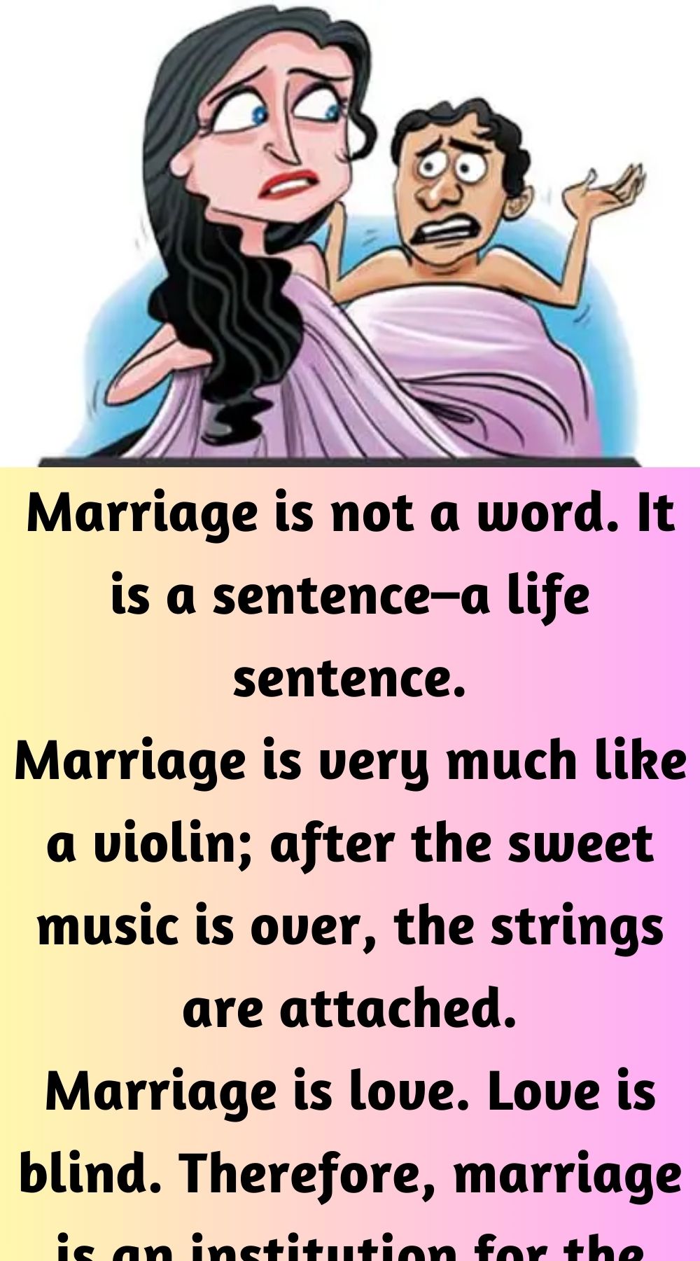 Marriage is love