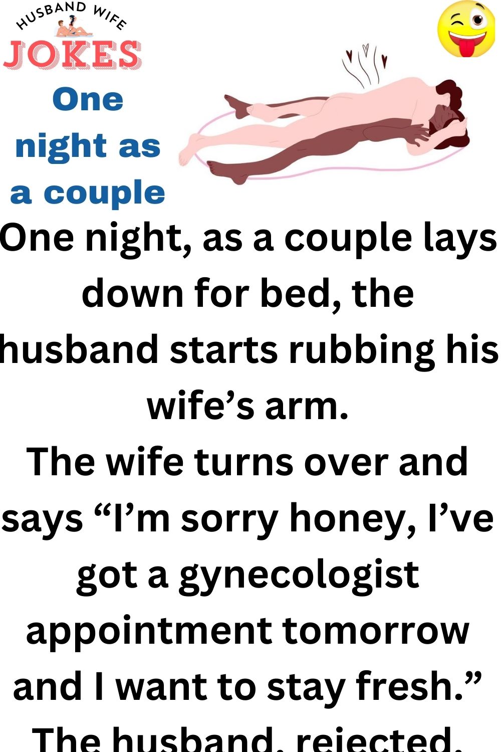 One night as a couple